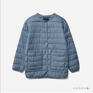 NWT Everlane Renew Channeled Liner in blue